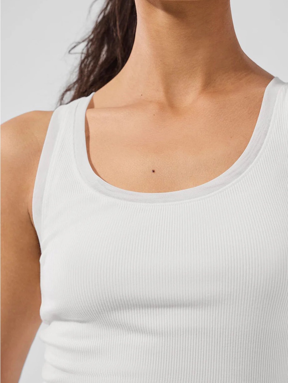 ALO Ribbed Mesh Secret Tank - Picture 4 of 5